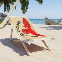 Beach Towel — "Art Goes to War" Red Eagle Graphic - Art goes to War