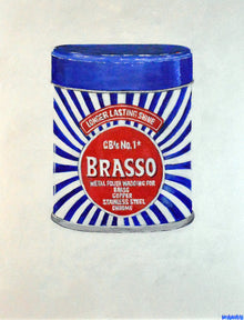 Art print featuring Brasso Metal Polish Wadding For GB's No.1