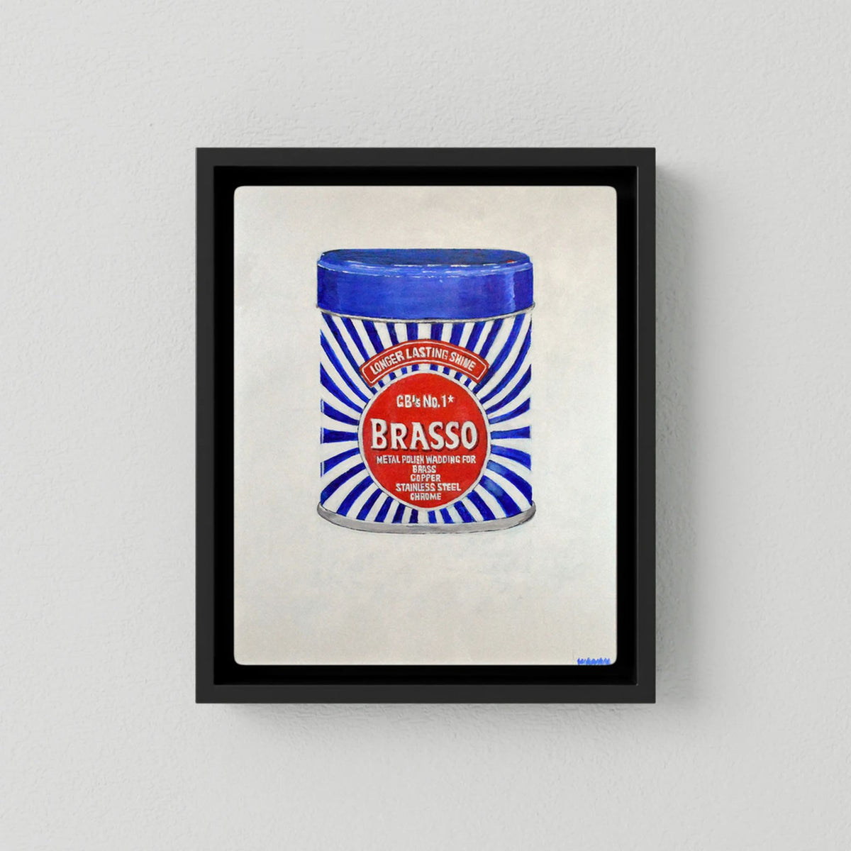 Brasso Metal Polish Wadding For GB's No.1. Art Print - Art goes to War