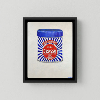 Brasso Metal Polish Wadding For GB's No.1. Art Print - Art goes to War