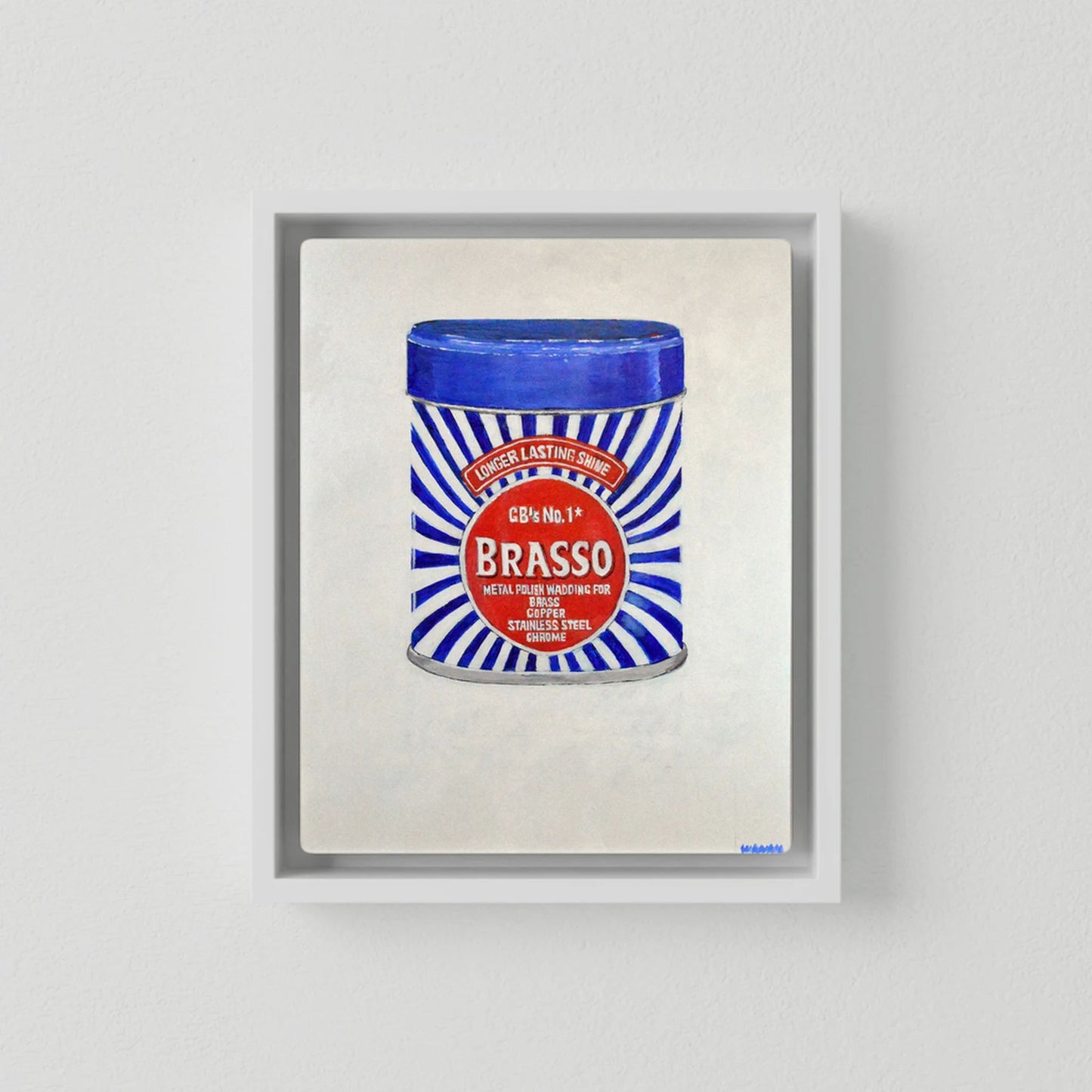 Brasso Metal Polish Wadding For GB's No.1. Art Print - Art goes to War