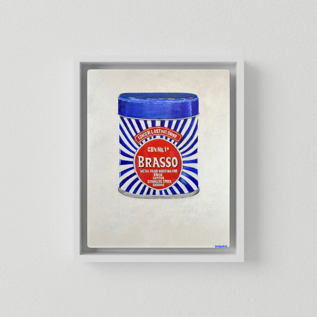 Brasso Metal Polish Wadding For GB's No.1 — art print presentation mockup