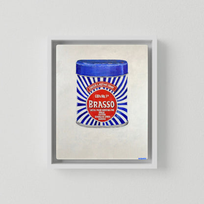 Brasso Metal Polish Wadding For GB's No.1. Art Print - Art goes to War