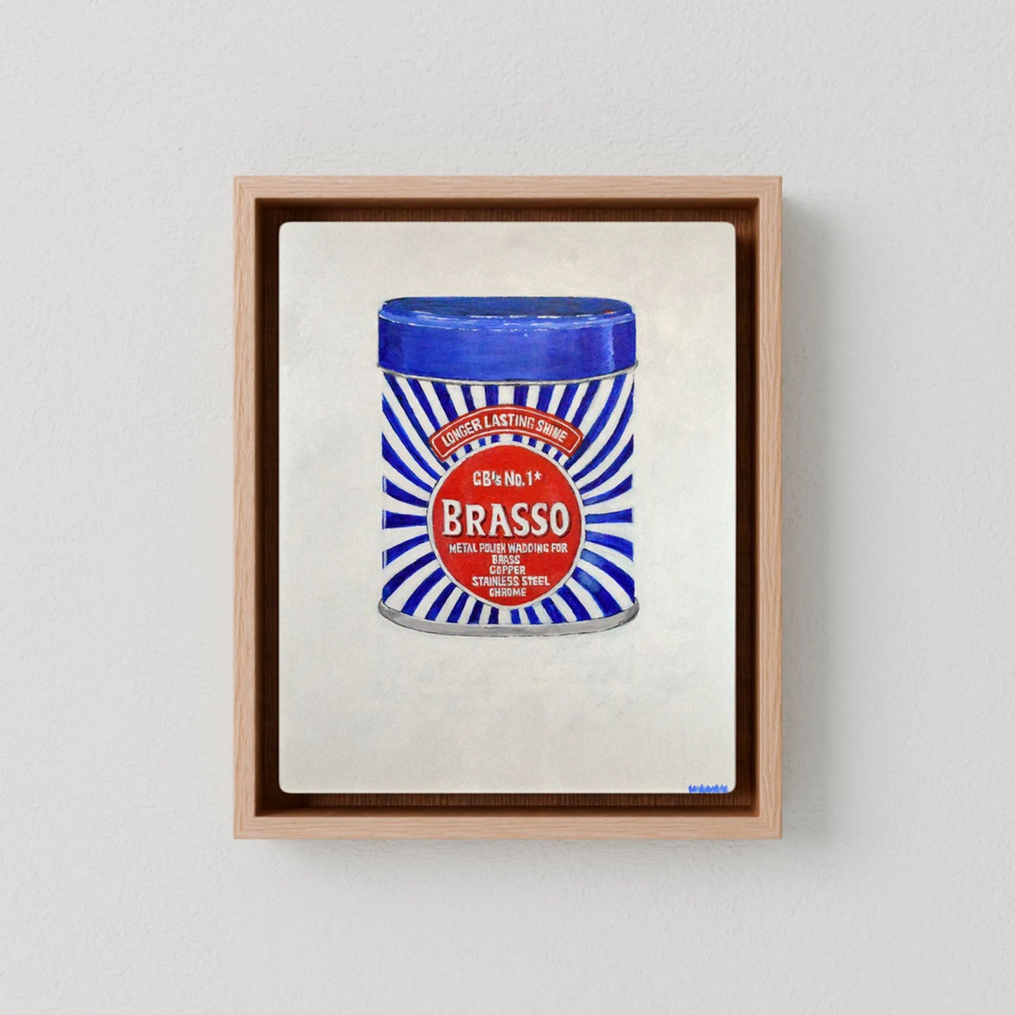 Brasso Metal Polish Wadding For GB's No.1. Art Print - Art goes to War