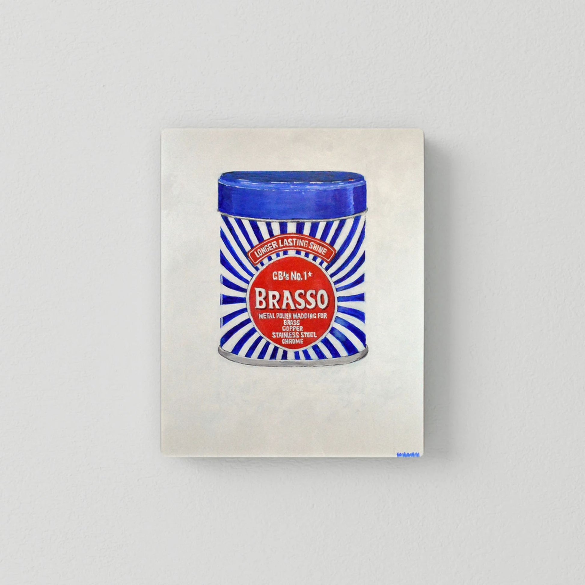 Brasso Metal Polish Wadding For GB's No.1. Art Print - Art goes to War