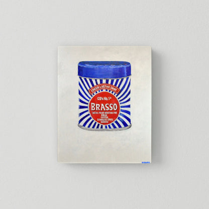 Brasso Metal Polish Wadding For GB's No.1. Art Print - Art goes to War