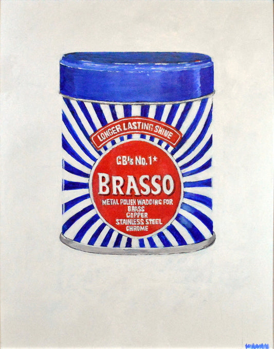 Brasso Metal Polish Wadding GB's No.1. Painting - Art goes to War