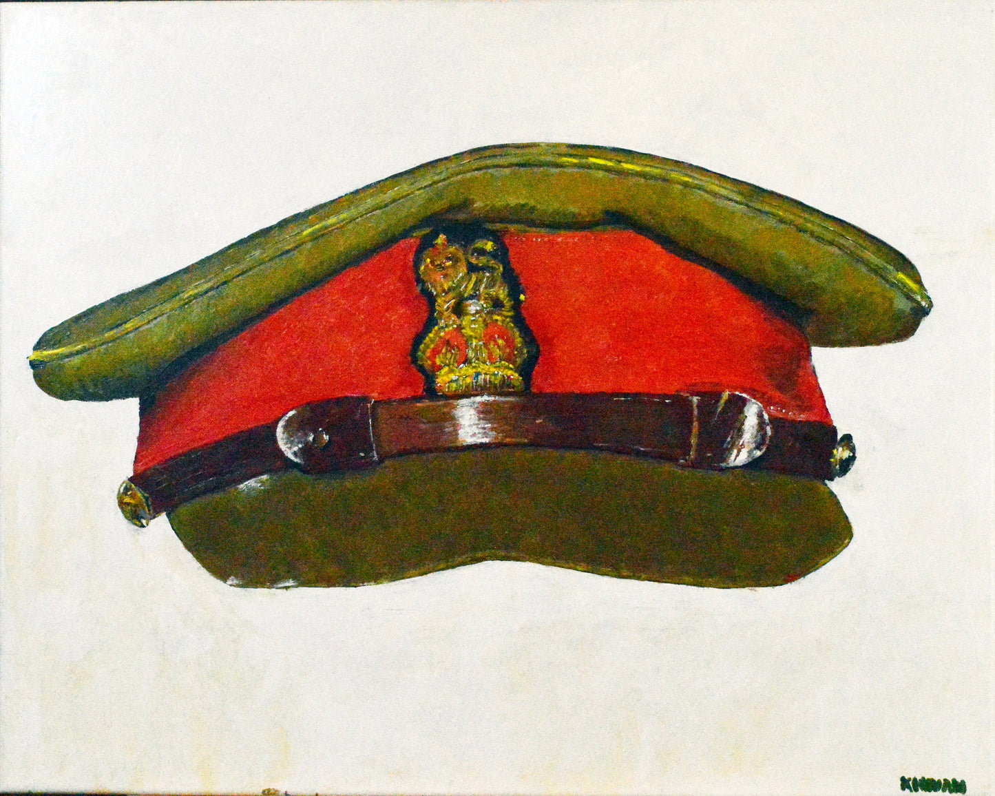 British Army, Staff Officer WW2 Brigadier Cap. Art Print - Art goes to War