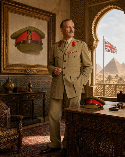 British Army, Staff Officer WW2 Brigadier Cap - Art goes to War