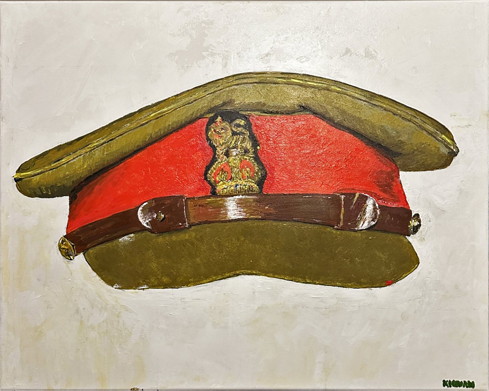 British Army, Staff Officer WW2 Brigadier Cap - Art goes to War