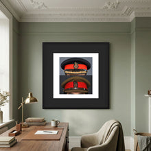 British Army WWII Brigadier Visor Dress and Khaki Caps — composite presentation mockup