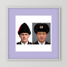 Composite image showing Canadian Military Winter Wedge Fur Hat and Russian Army Ushanka