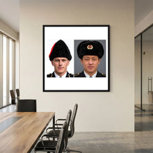 Composite image showing Canadian Military Winter Wedge Fur Hat and Russian Army Ushanka
