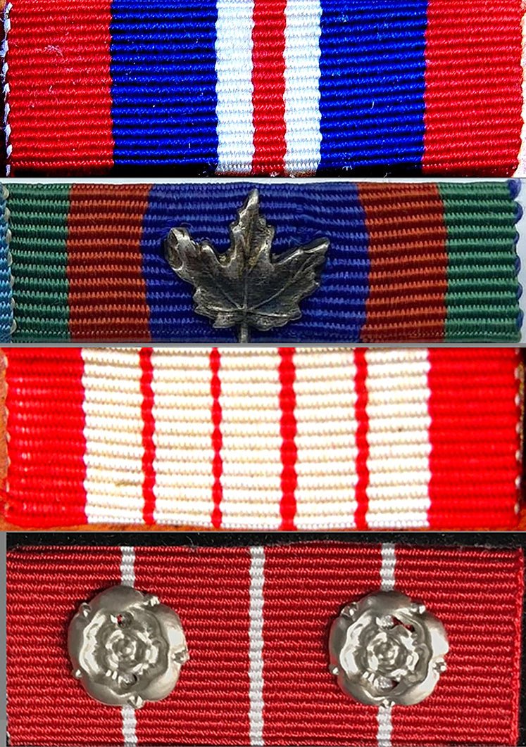 Canadian WW2 Medal Ribbon Bar 2 - Art goes to War
