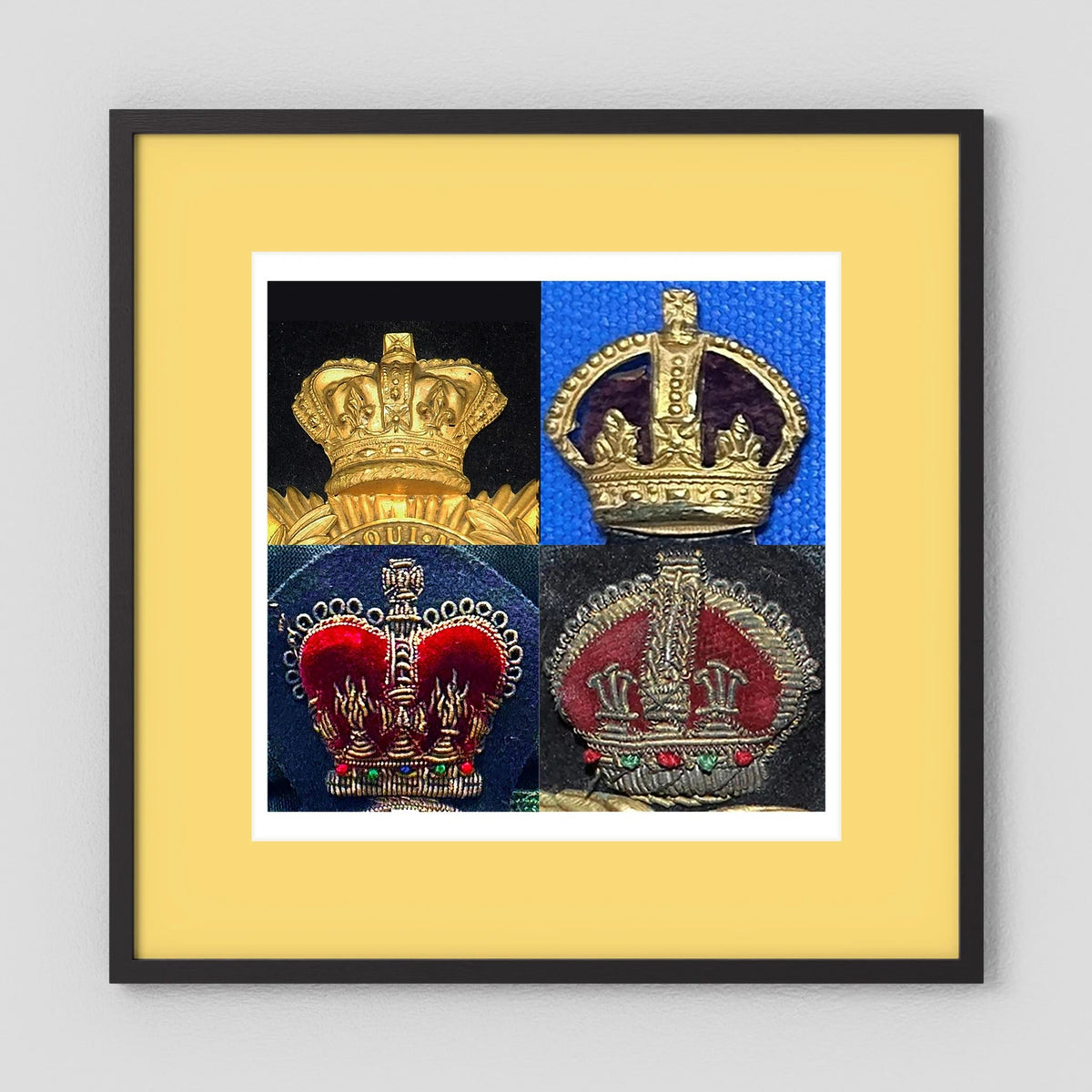 Crowns, King's and Queen's. Victorian to Queen Elizabeth — composite presentation mockup