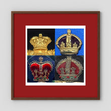 Crowns, King's and Queen's. Victorian to Queen Elizabeth — composite presentation mockup