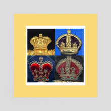 Crowns, King's and Queen's. Victorian to Queen Elizabeth — composite presentation mockup