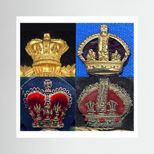 Crowns, King's and Queen's. Victorian to Queen Elizabeth — composite presentation mockup