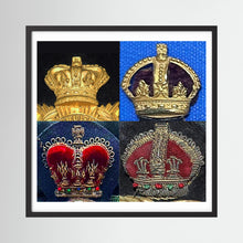 Crowns, King's and Queen's. Victorian to Queen Elizabeth — composite presentation mockup