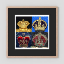 Crowns, King's and Queen's. Victorian to Queen Elizabeth — composite presentation mockup
