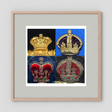 Crowns, King's and Queen's. Victorian to Queen Elizabeth — composite presentation mockup