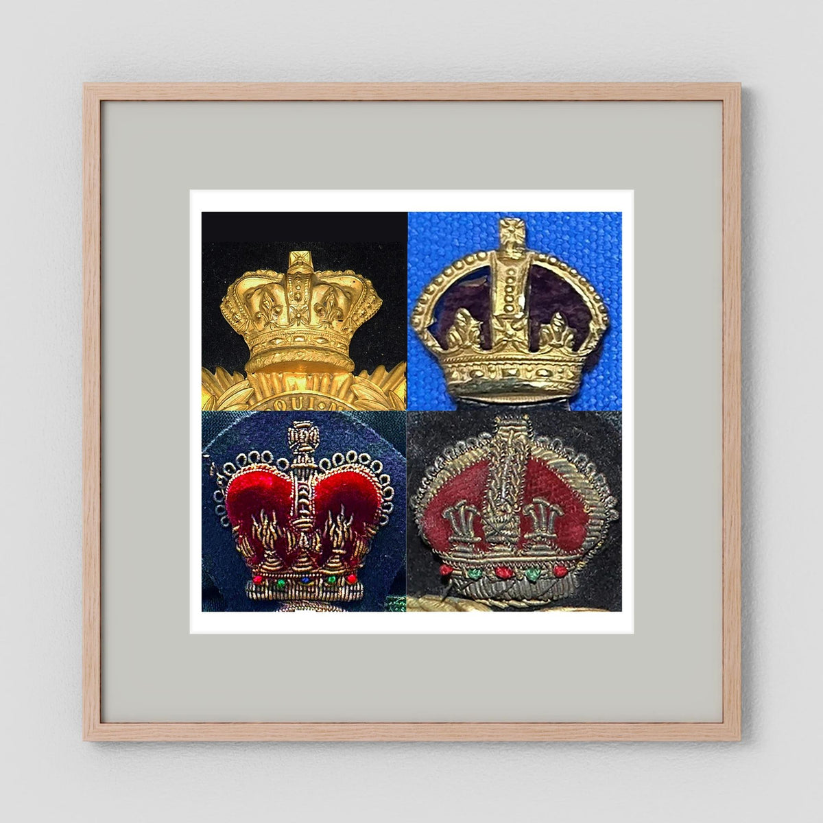 Crowns, King's and Queen's. Victorian to Queen Elizabeth — composite presentation mockup