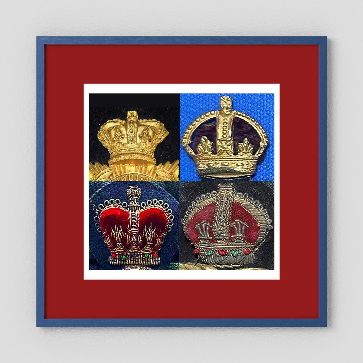 Crowns, King's and Queen's. Victorian to Queen Elizabeth — composite presentation mockup