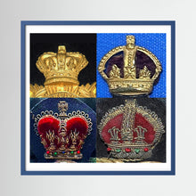 Crowns, King's and Queen's. Victorian to Queen Elizabeth — composite presentation mockup