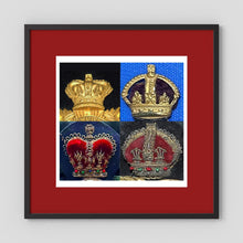 Crowns, King's and Queen's. Victorian to Queen Elizabeth — composite presentation mockup