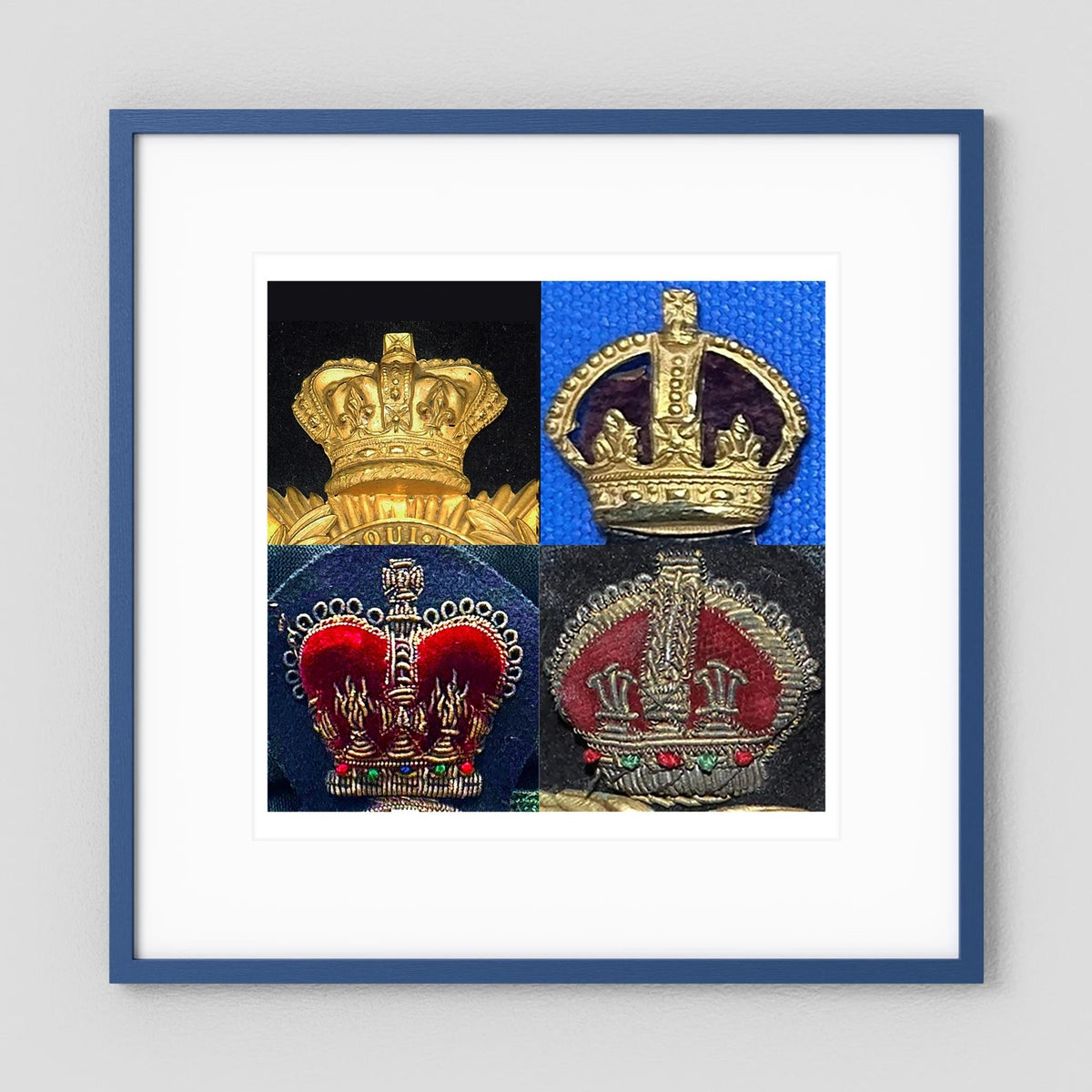 Crowns, King's and Queen's. Victorian to Queen Elizabeth — composite presentation mockup