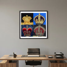 Crowns, King's and Queen's. Victorian to Queen Elizabeth — composite presentation mockup