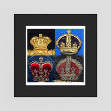Crowns, King's and Queen's. Victorian to Queen Elizabeth — composite presentation mockup