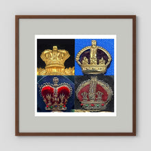 Crowns, King's and Queen's. Victorian to Queen Elizabeth — composite presentation mockup