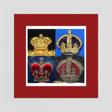 Crowns, King's and Queen's. Victorian to Queen Elizabeth — composite presentation mockup