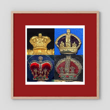 Crowns, King's and Queen's. Victorian to Queen Elizabeth — composite presentation mockup