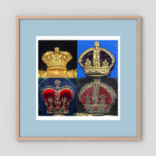 Crowns, King's and Queen's. Victorian to Queen Elizabeth — composite presentation mockup