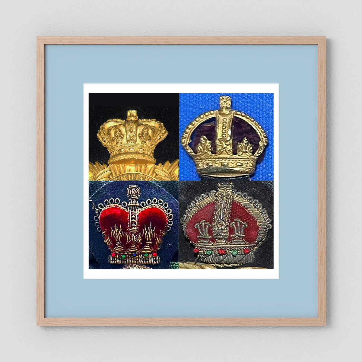 Crowns, King's and Queen's. Victorian to Queen Elizabeth — composite presentation mockup