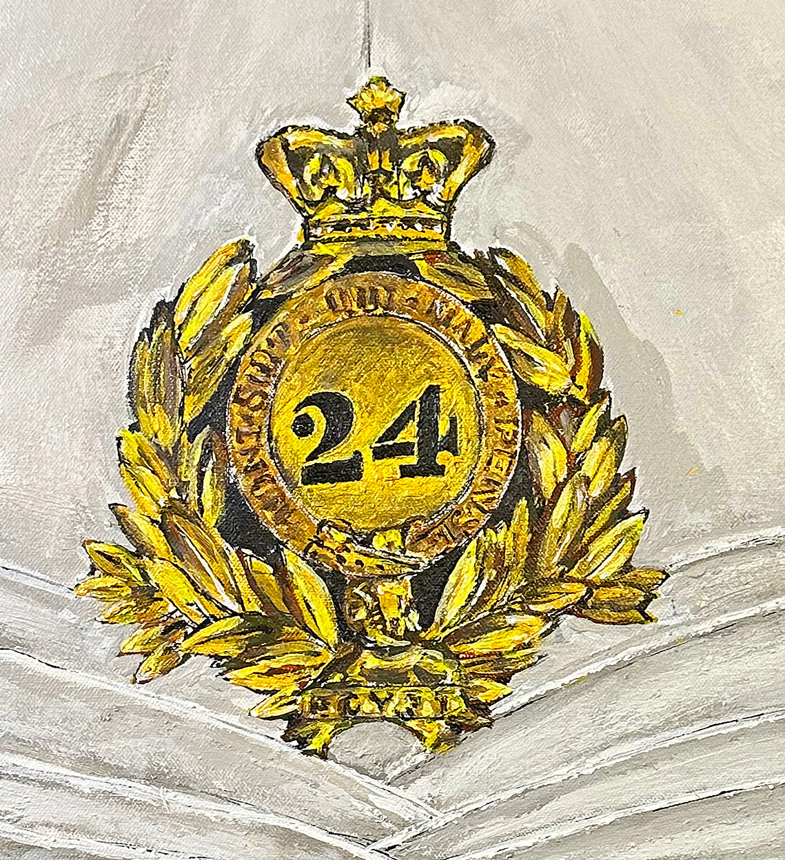 Foreign Service Helmet (Victorian) Sun Helmet of the 24th (2nd Warwickshire) Regiment of Foot