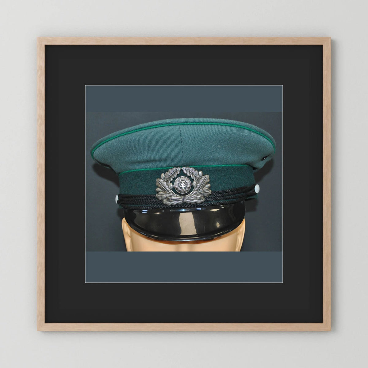 East Germany, Border Guard Cap, January 1989. Photograph - Art goes to War