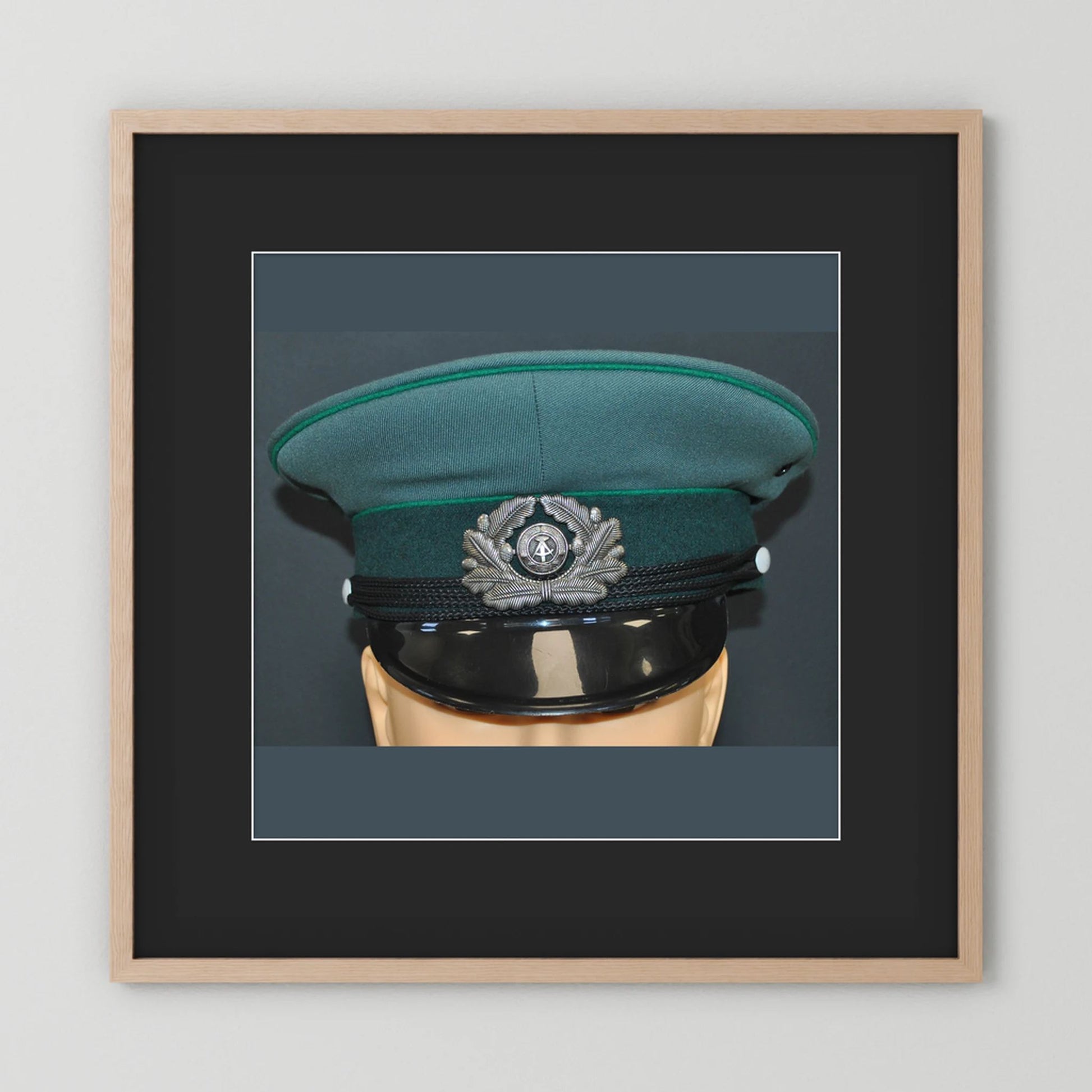 East Germany, Border Guard Cap, January 1989. Photograph - Art goes to War