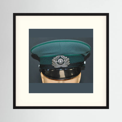 East Germany, Border Guard Cap, January 1989. Photograph - Art goes to War