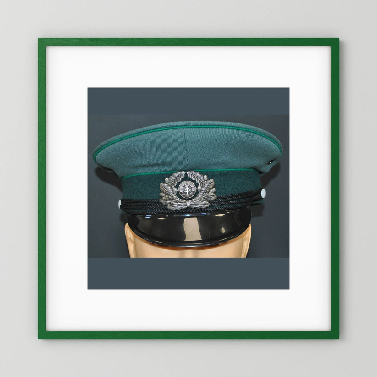 East Germany, Border Guard Cap, January 1989. Photograph - Art goes to War