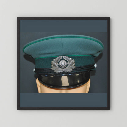 East Germany, Border Guard Cap, January 1989. Photograph - Art goes to War