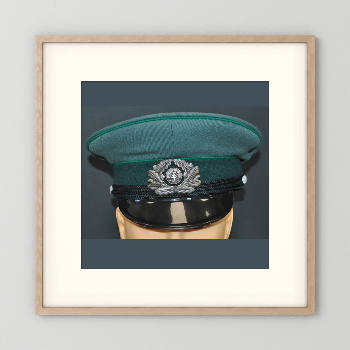 East Germany, Border Guard Cap, January 1989. Photograph - Art goes to War