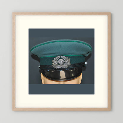 East Germany, Border Guard Cap, January 1989. Photograph - Art goes to War