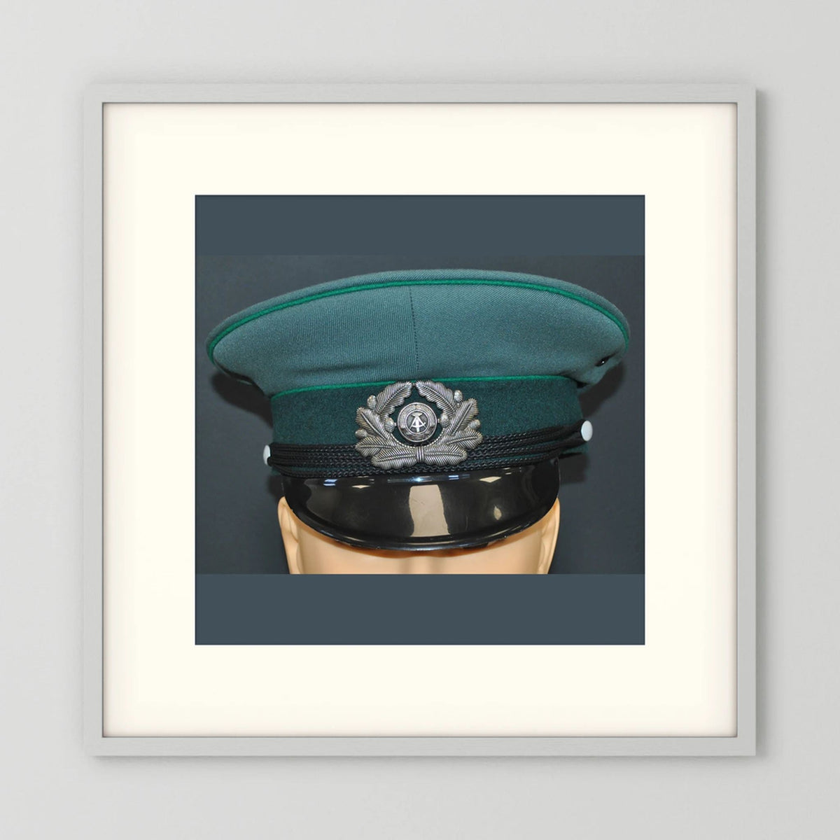 East Germany, Border Guard Cap, January 1989. Photograph - Art goes to War