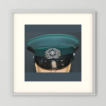 East Germany, Border Guard Cap, January 1989. Photograph - Art goes to War