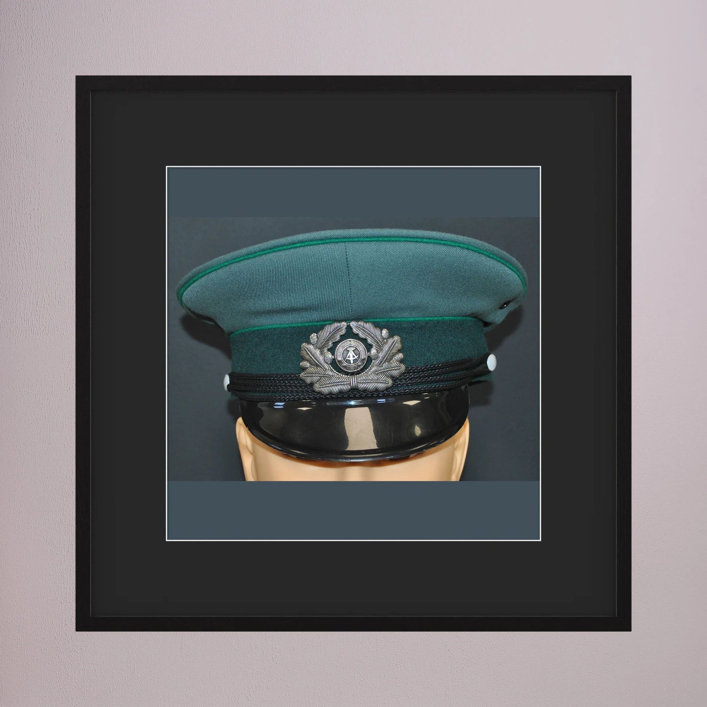East Germany, Border Guard Cap, January 1989. Photograph - Art goes to War