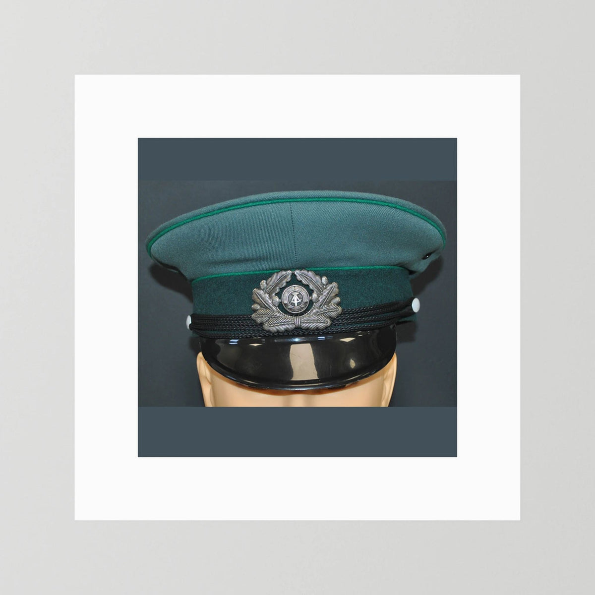 East Germany, Border Guard Cap, January 1989. Photograph - Art goes to War