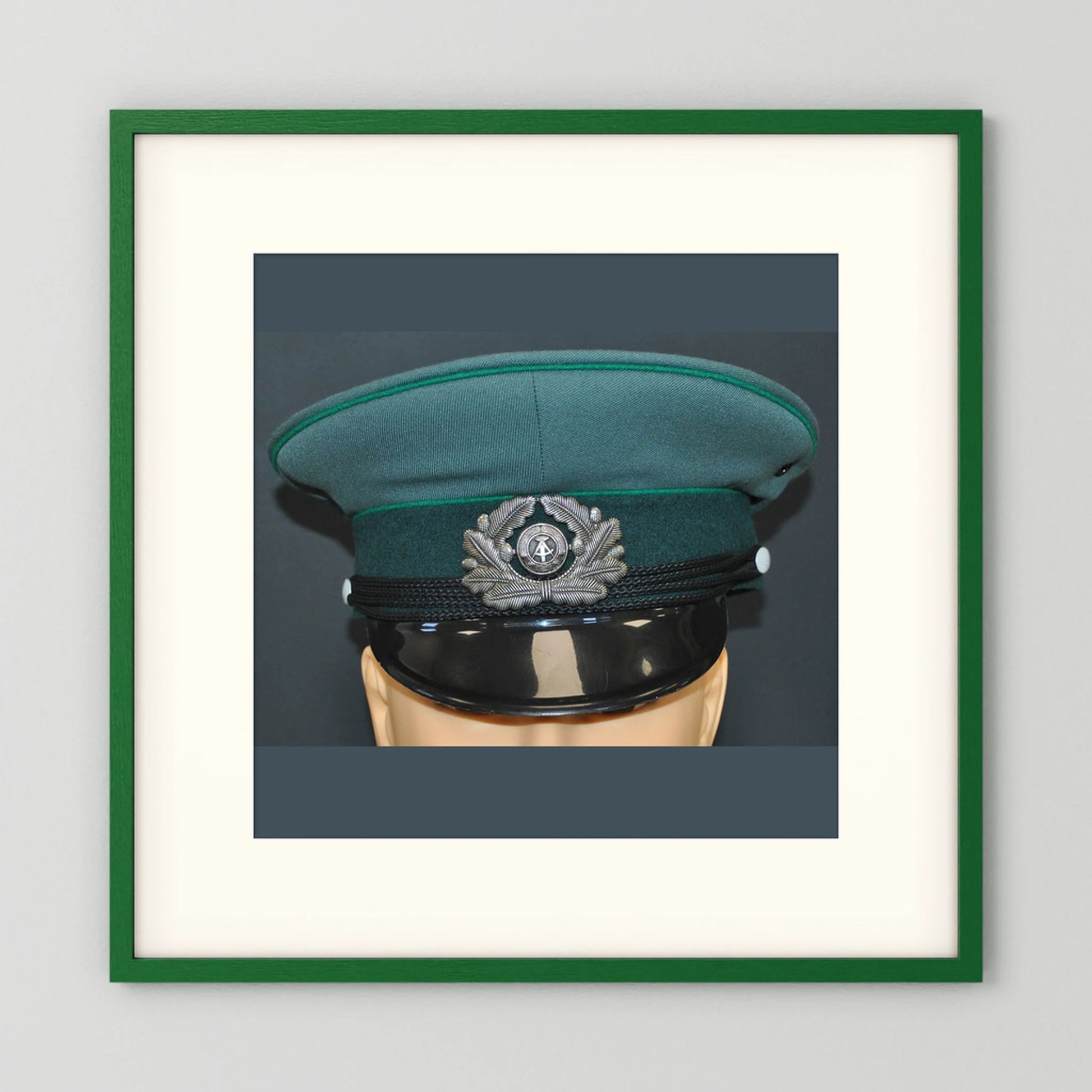 East Germany, Border Guard Cap, January 1989. Photograph - Art goes to War